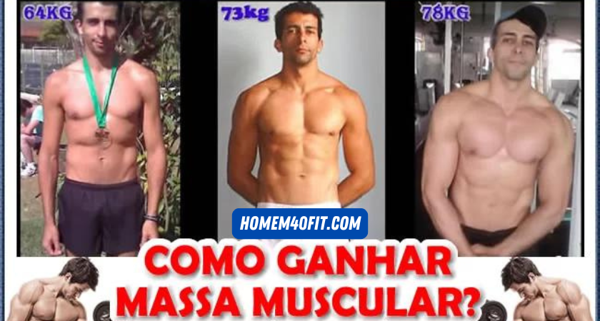 como ganhar massa muscular - antes e depois após os 40 anos